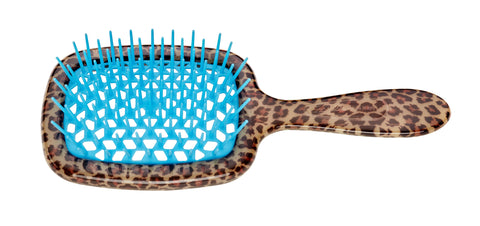 Janeke SUPERBRUSH with leopard print ,blue