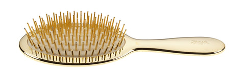 Janeke Pneumatic golden brush with golden spikes
